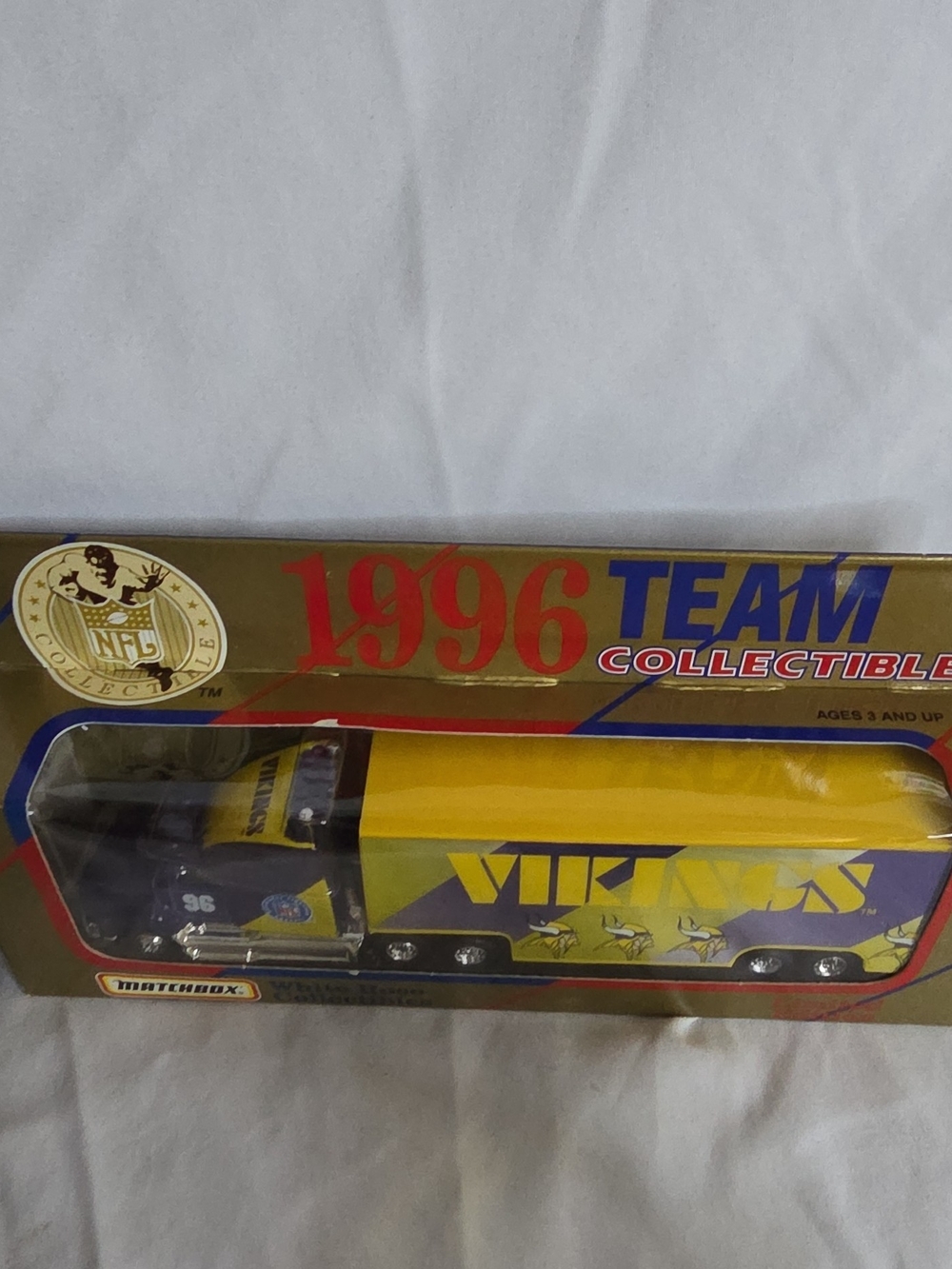 Match 1996 Vikings Team Collectible Truck - Yellow & Purple